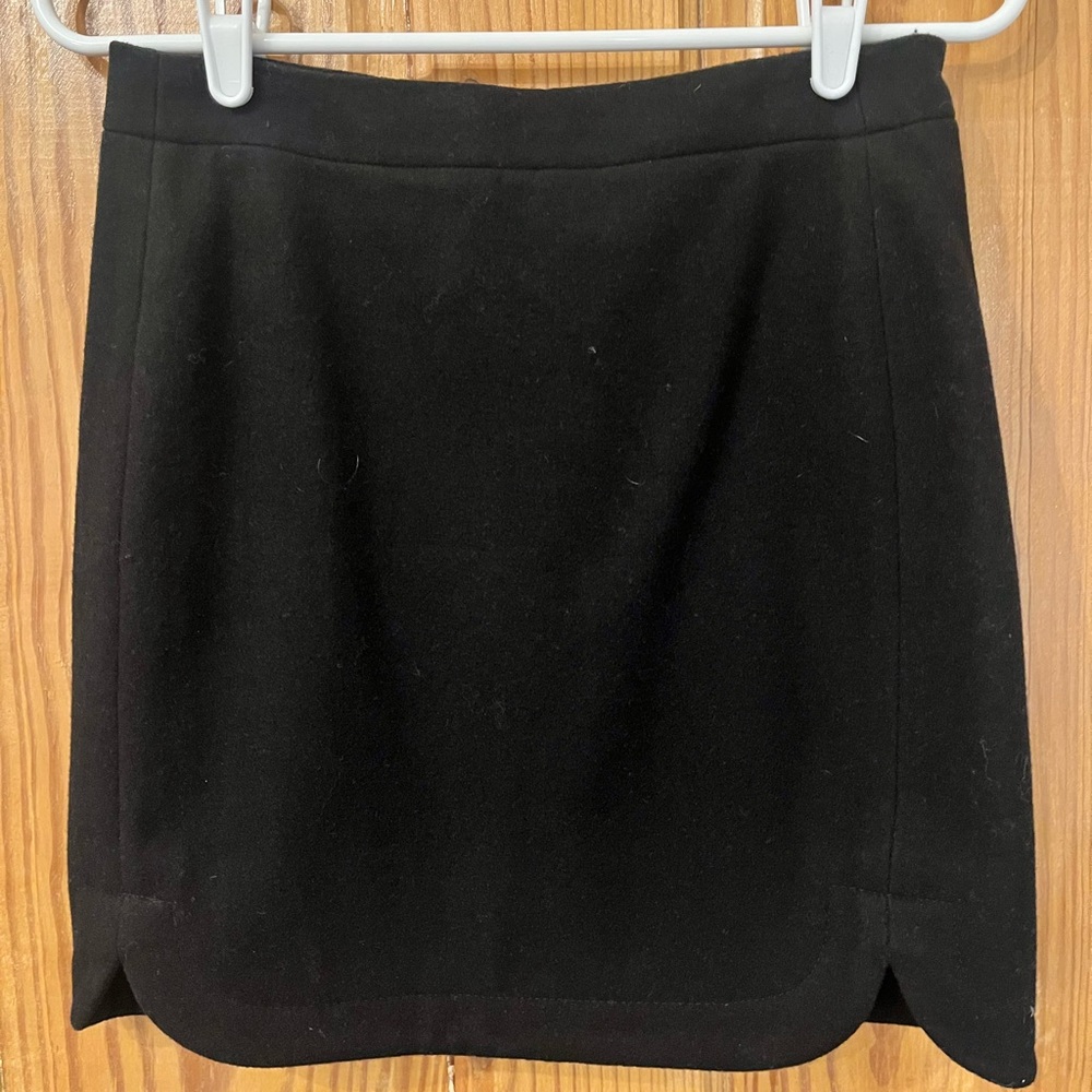 Black J Crew Mini Skirt